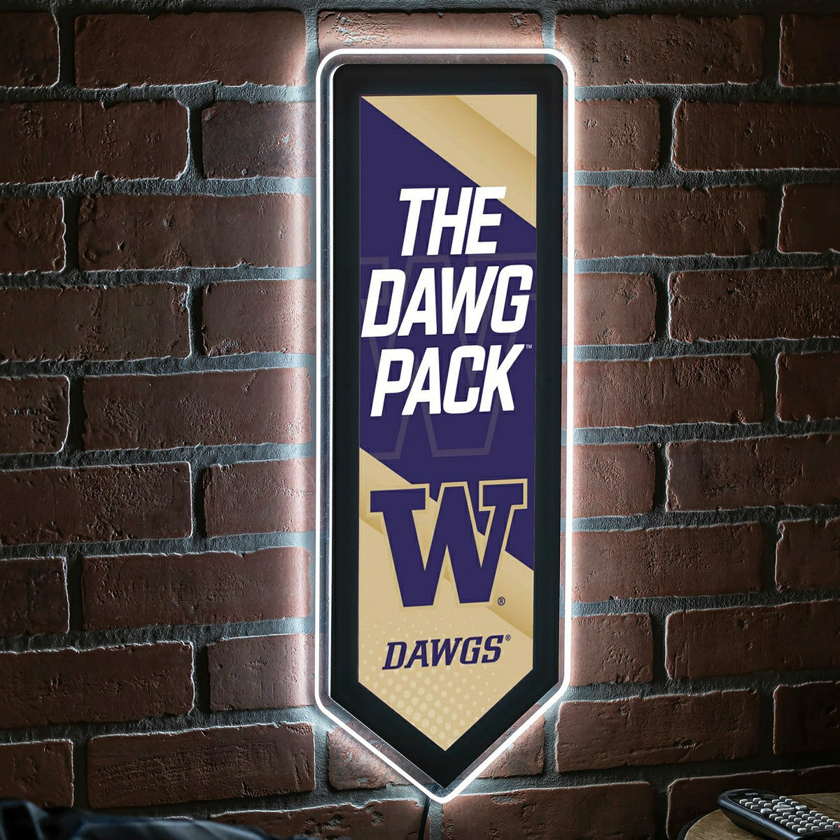 LED Wall Decor, Pennant, University of Washington