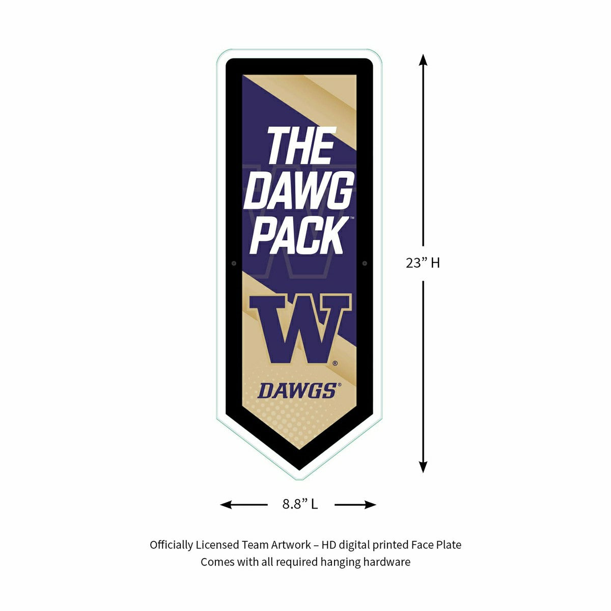 LED Wall Decor, Pennant, University of Washington