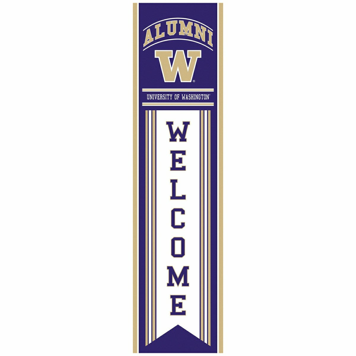 University of Washington Alumni Single Sided Large Leaner, 46"