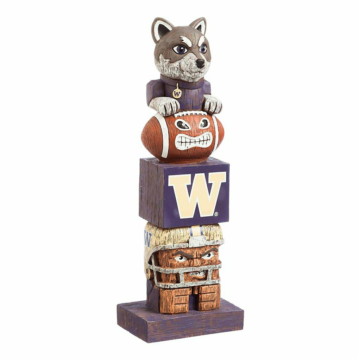 University of Washington Tiki Team Totem Garden Statue