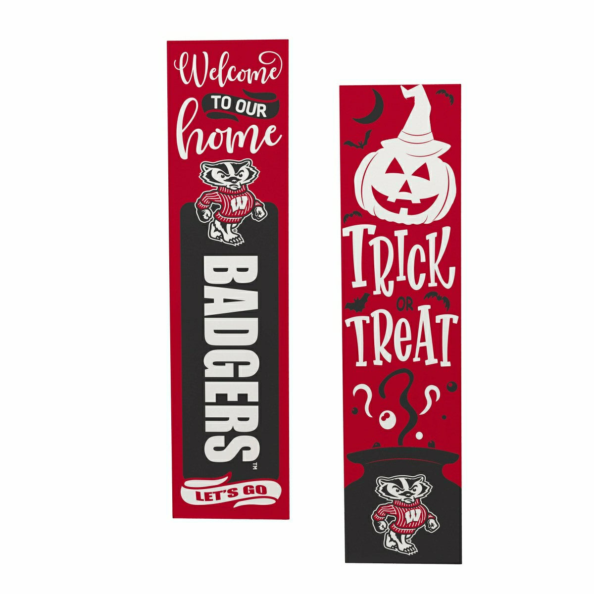 47" Double Sided Leaner, University of Wisconsin-Madison, Halloween