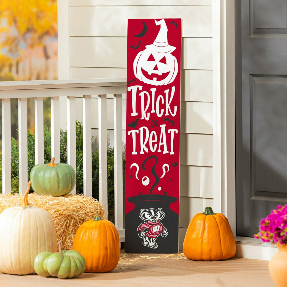 47" Double Sided Leaner, University of Wisconsin-Madison, Halloween