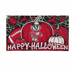 University of Wisconsin-Madison Halloween PVC Mat, 28"x16"