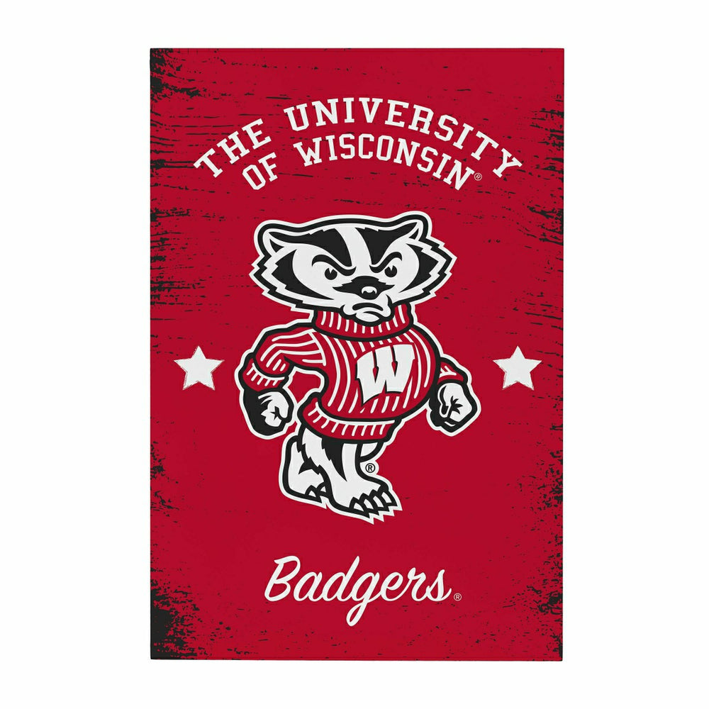 University of Wisconsin-Madison Wood Wall Sign, 16x24