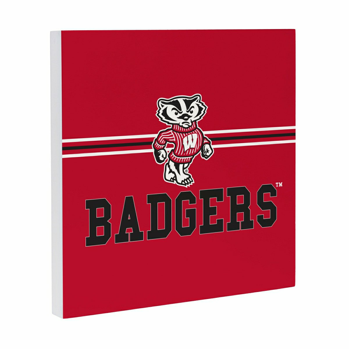 University of Wisconsin-Madison Wood Wall Sign, 12x12