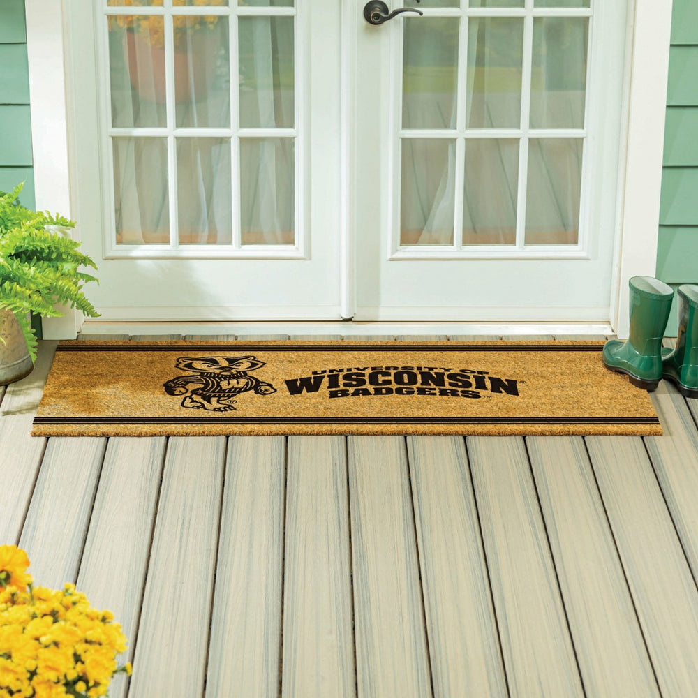 University of Wisconsin-Madison Extra Large One Color Coir Mat, 60"x24