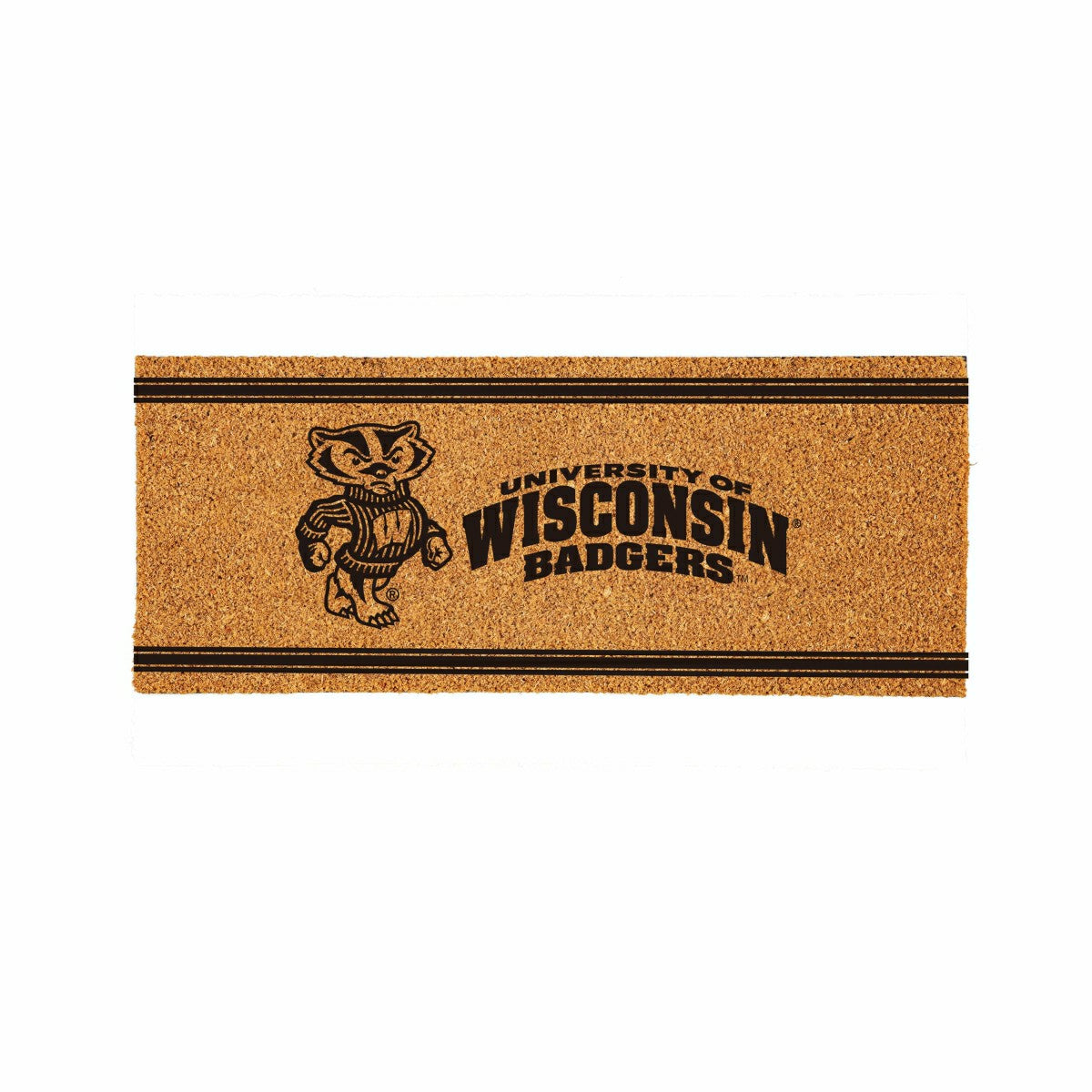 University of Wisconsin-Madison Extra Large One Color Coir Mat, 60"x24
