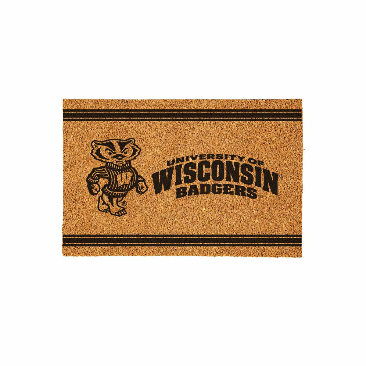 University of Wisconsin-Madison Large One Color Coir Mat, 36"x24"
