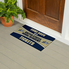 28" x 16" PVC Trapper Mat, Come Back with Tickets, US Naval Academy