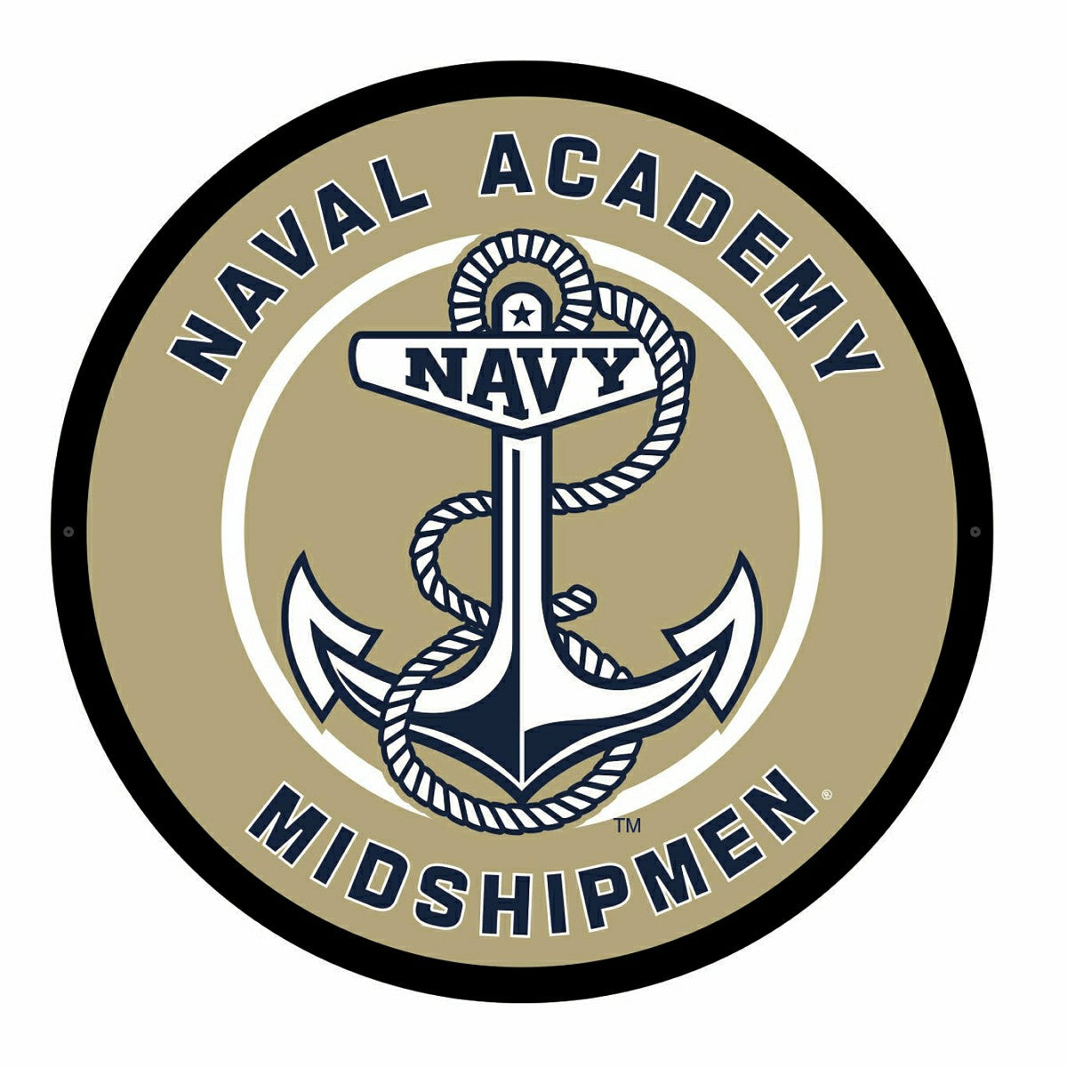 LED Wall Decor, Round, US Naval Academy