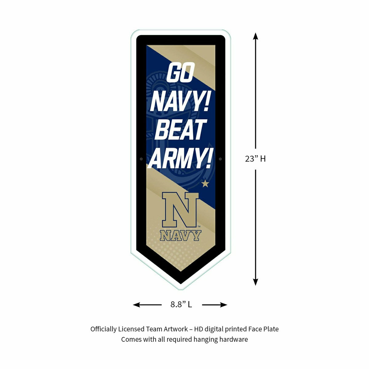 LED Wall Decor, Pennant, US Naval Academy