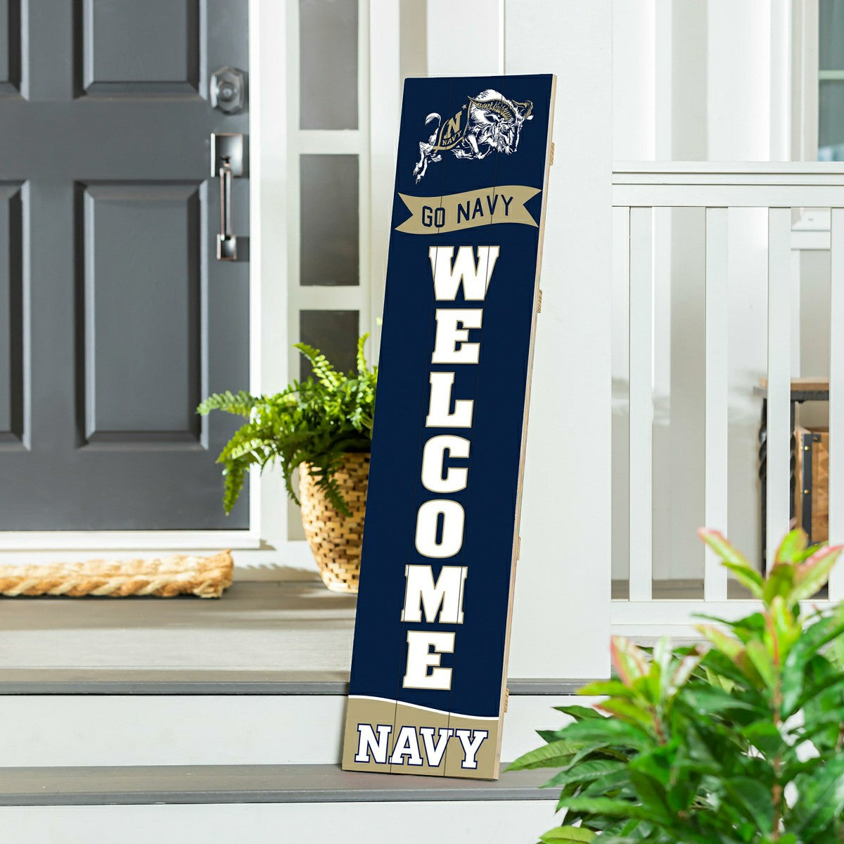 US Naval Academy Large Single Sided Leaner, 46"