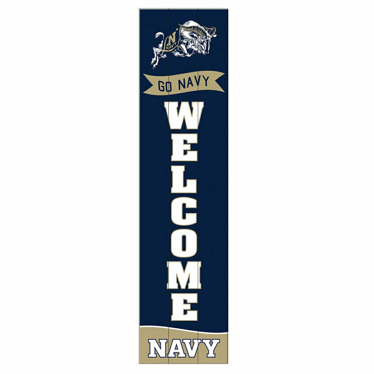 US Naval Academy Large Single Sided Leaner, 46"