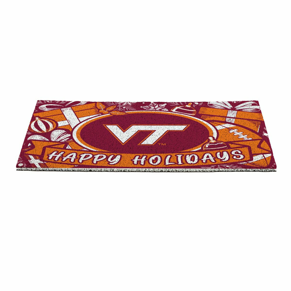 Virginia Tech Holiday PVC Mat, 28"x16"
