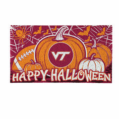 Virginia Tech Halloween PVC Mat, 28"x16"