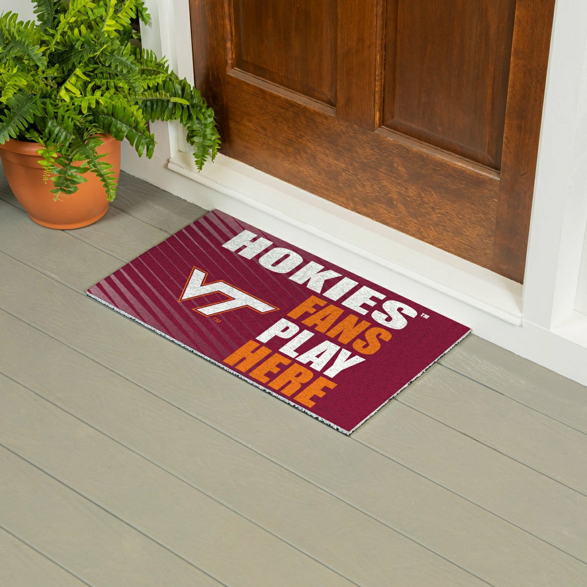 Virginia Tech Fan Mat, 28"x16"