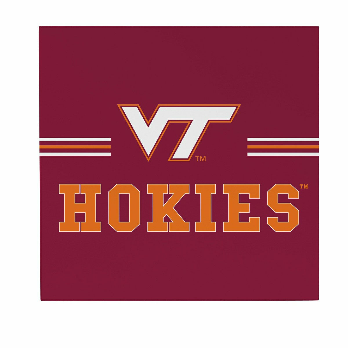 Virginia Tech Wood Wall Sign, 12x12