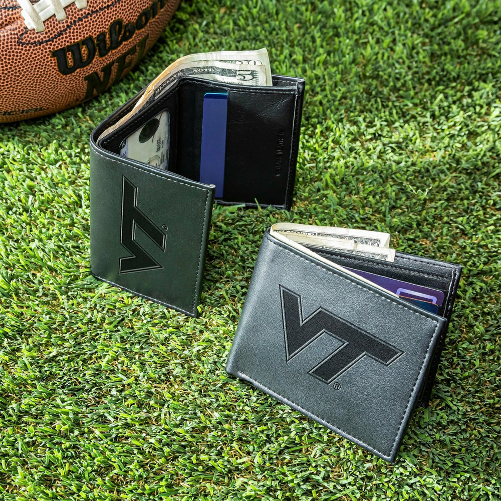 Virginia Tech, Bi-Fold and Tri-Fold Wallet Gift Set, Black