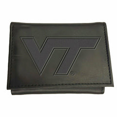 Virginia Tech, Tri-Fold Wallet, Black