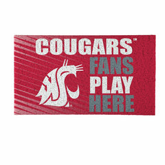 Washington State University Fan Mat, 28"x16"