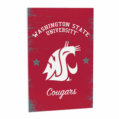 Washington State University Wood Wall Sign, 16x24