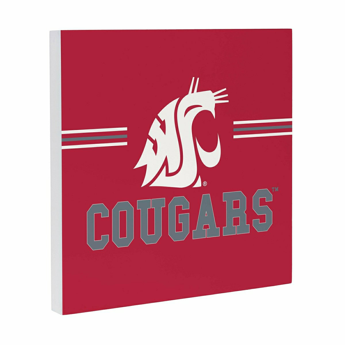 Washington State University Wood Wall Sign, 12x12