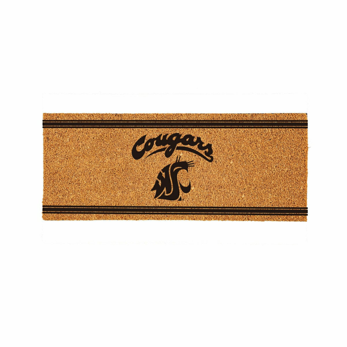 Washington State University Extra Large One Color Coir Mat, 60"x24"
