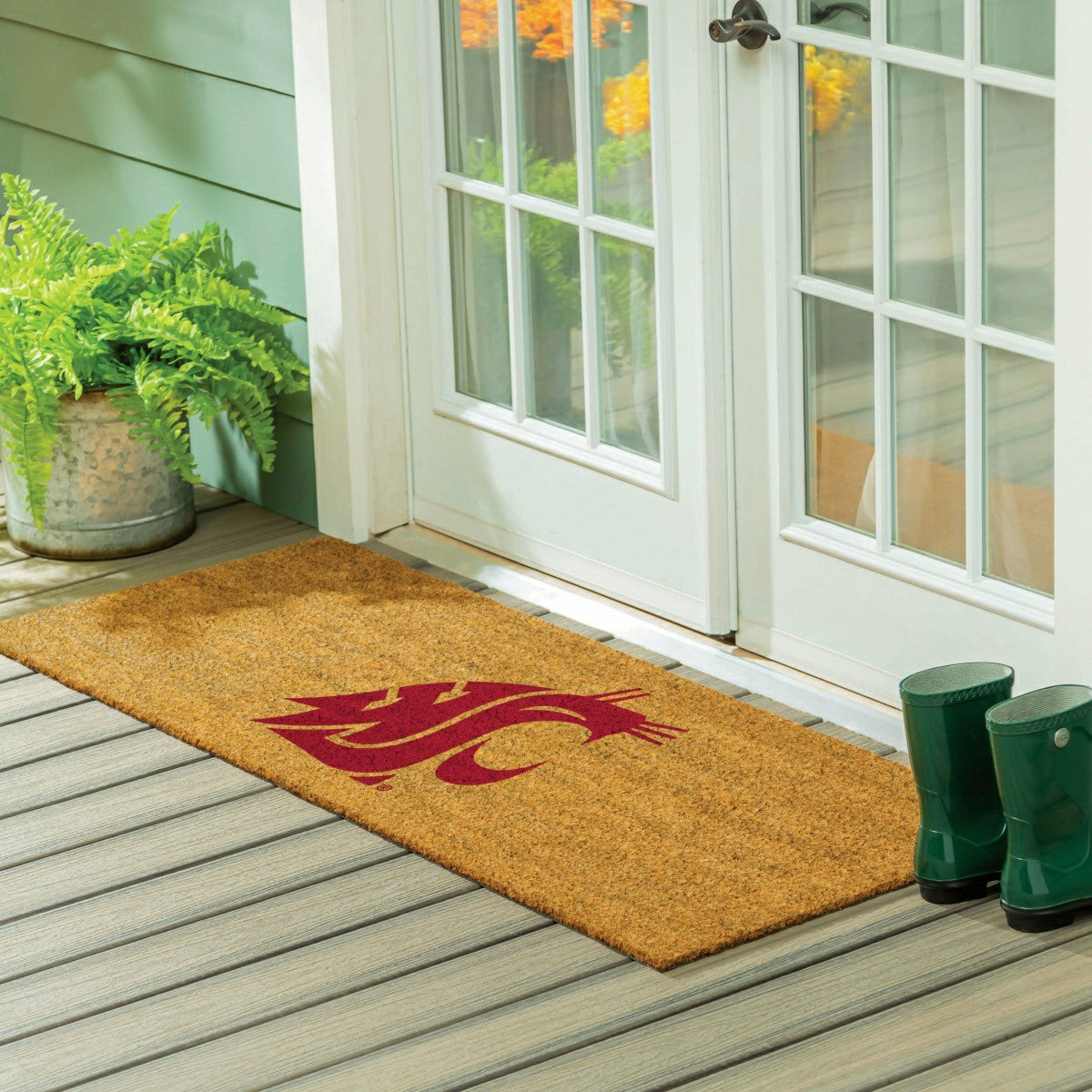 Washington State University Extra Large Full Color Coir Mat, 60"x24"