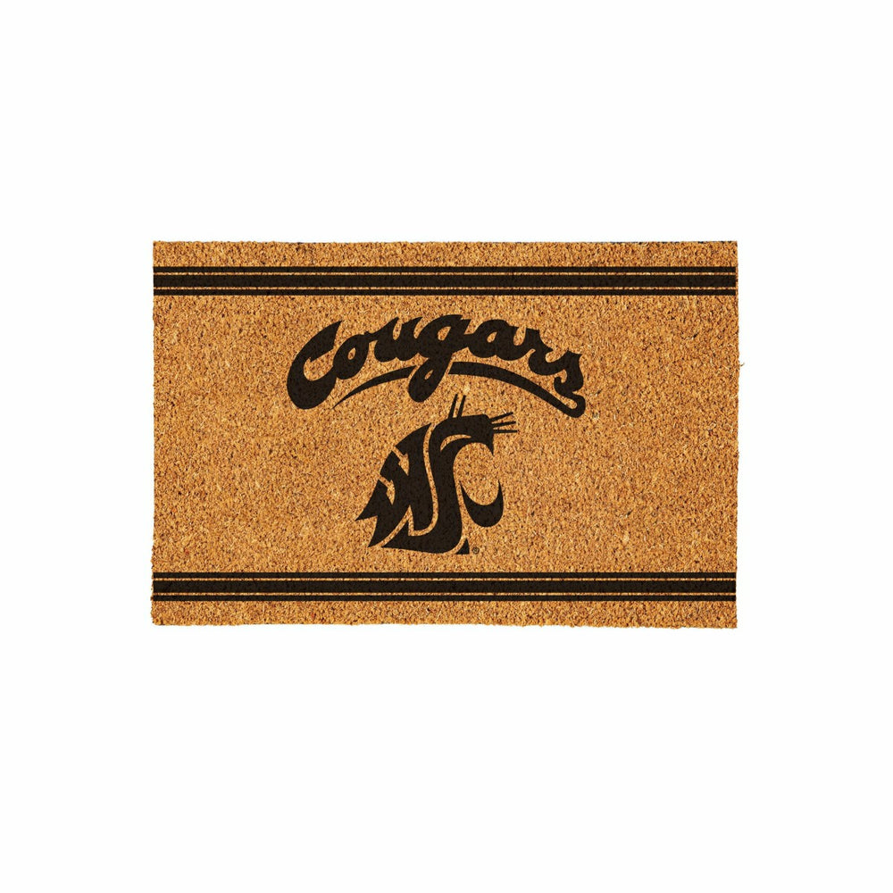 Washington State University Large One Color Coir Mat, 36"x24"