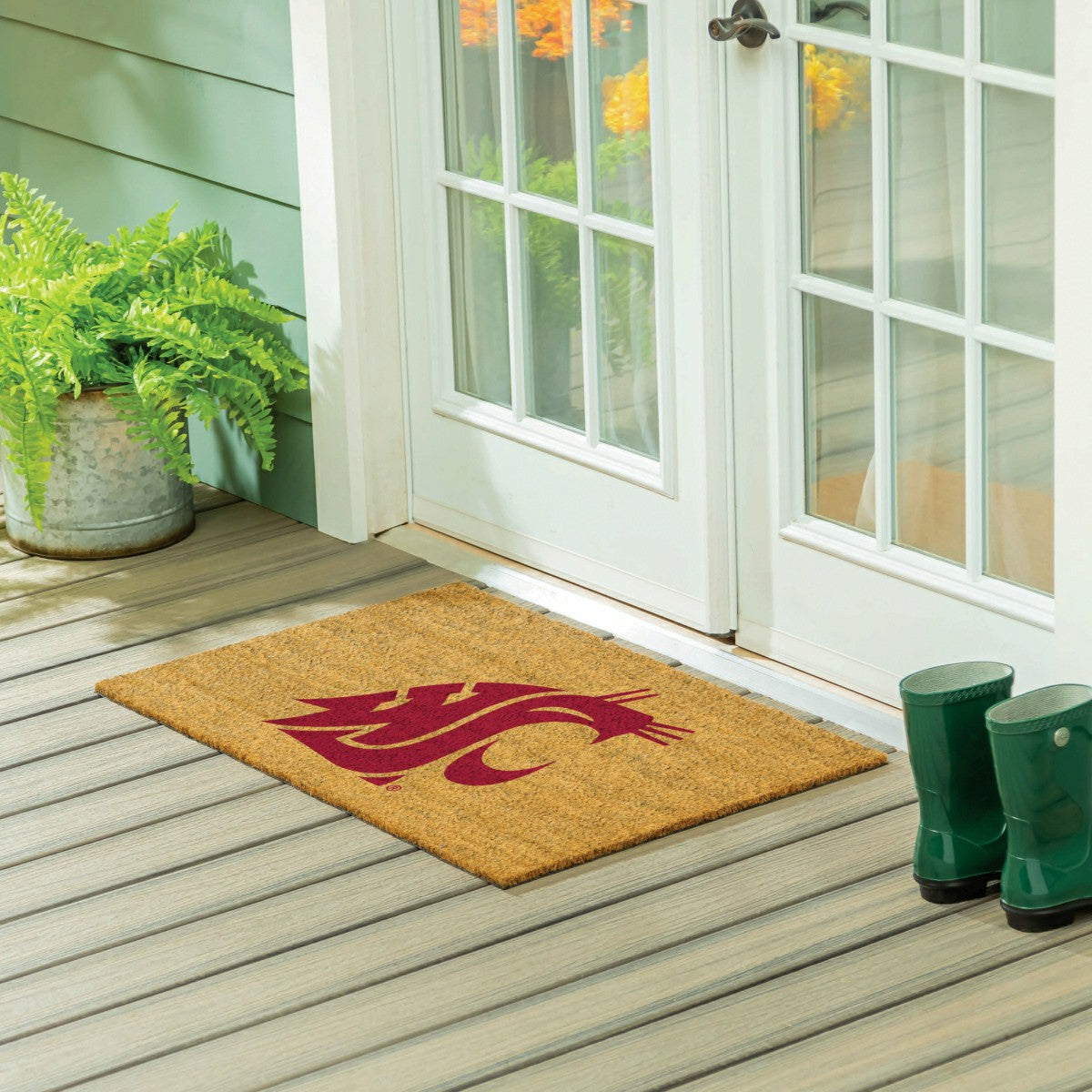Washington State University Large Full Color Coir Mat, 36"x24"