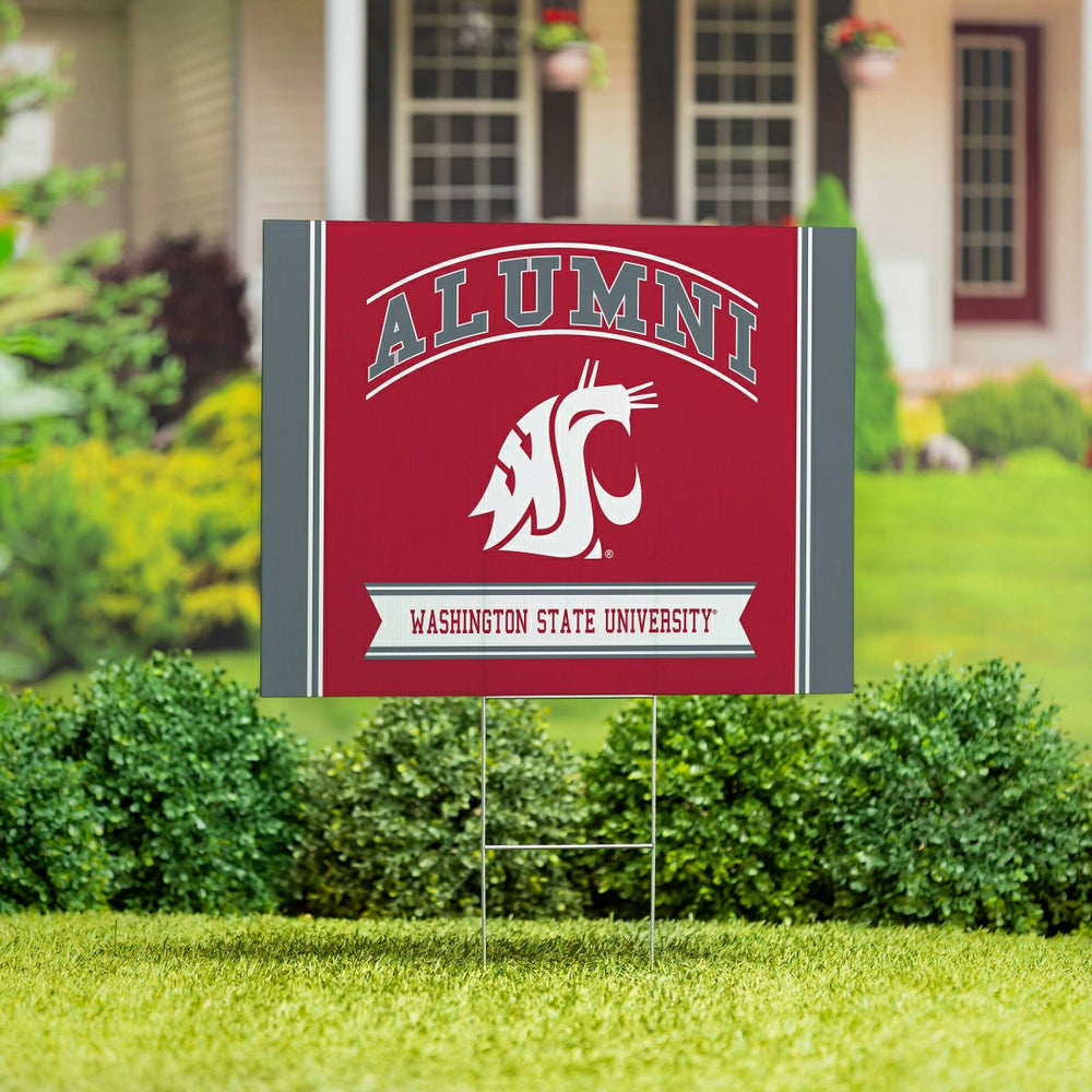 Washington State University Coroplast Yard Sign Alumni