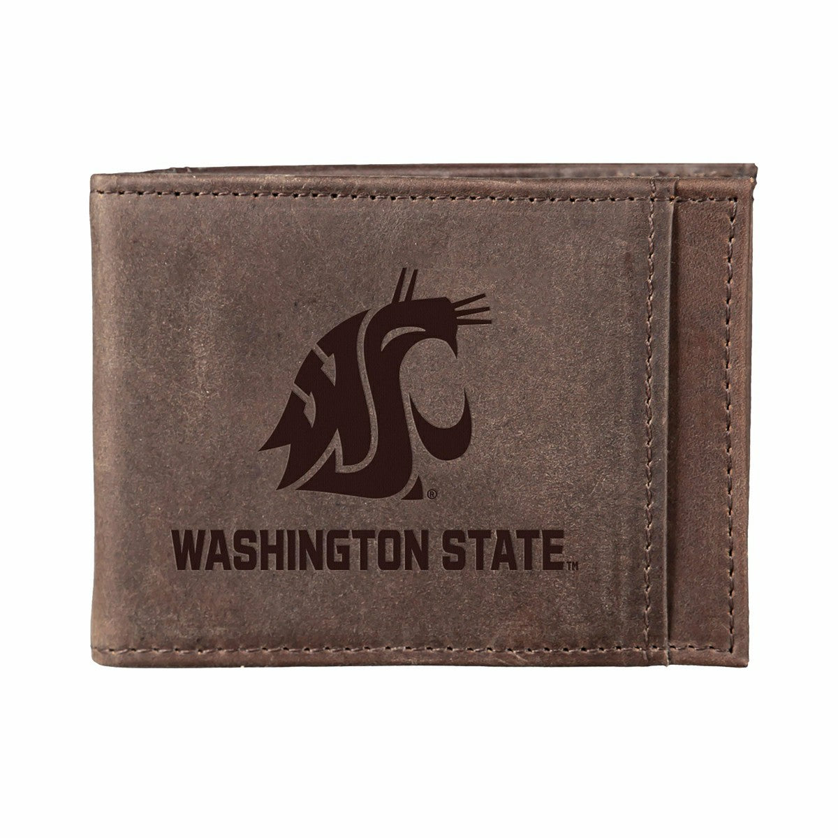 Front Pocket Wallet w/ RFID Blocking, Washington State University, Bro