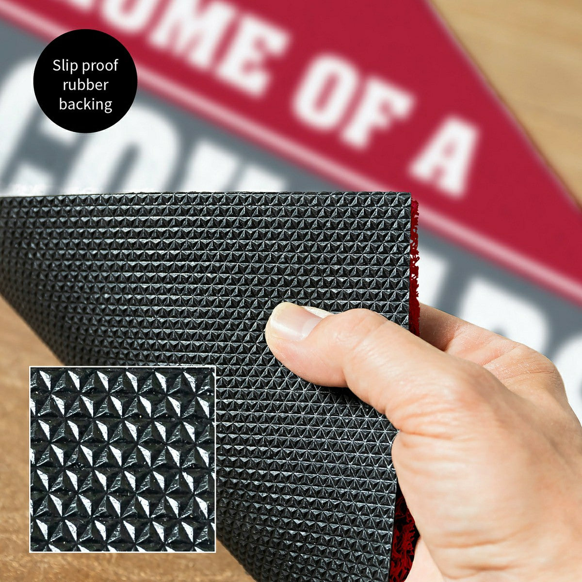 Washington State University, PVC Mat COLOR, Home of a Fan