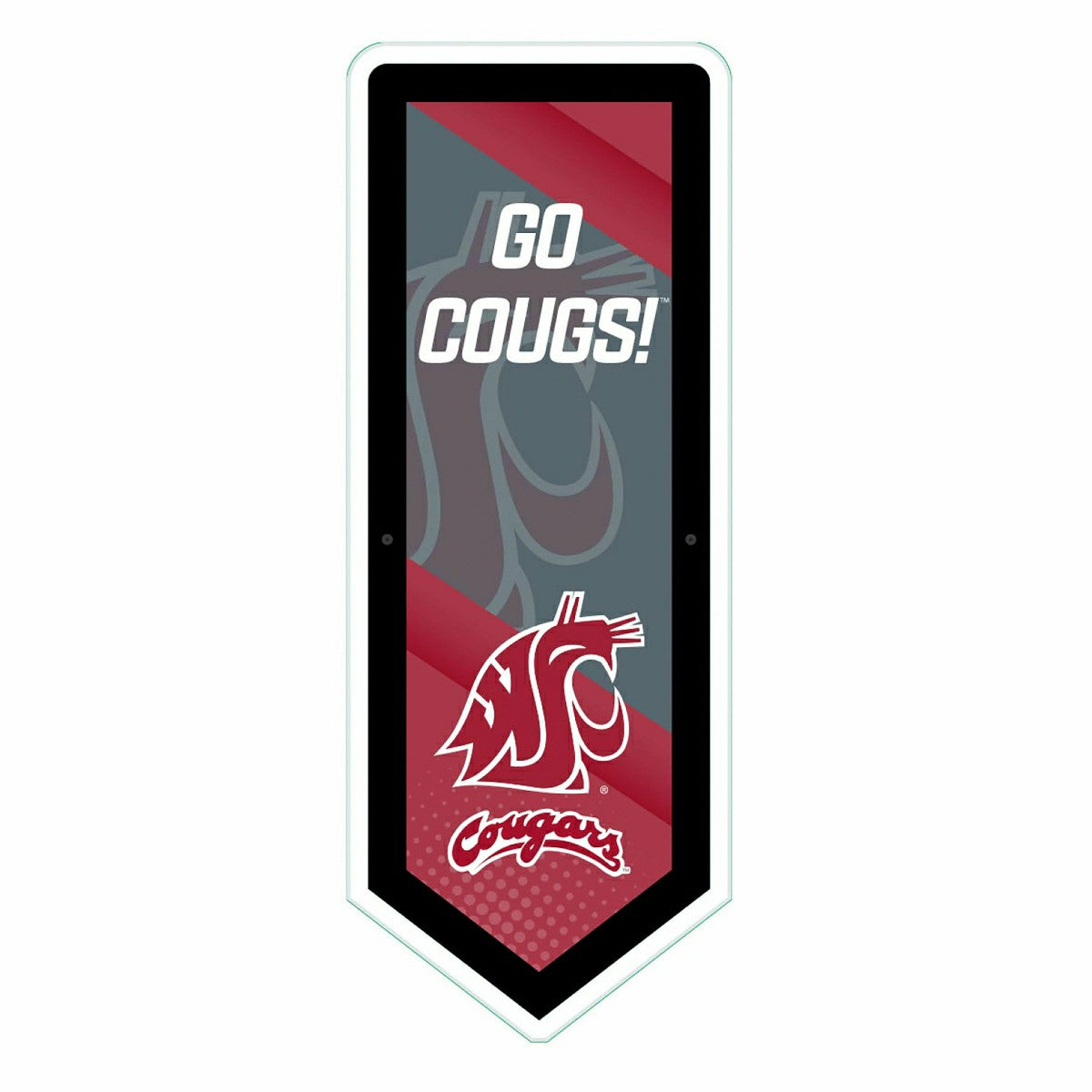 LED Wall Decor, Pennant, Washington State University