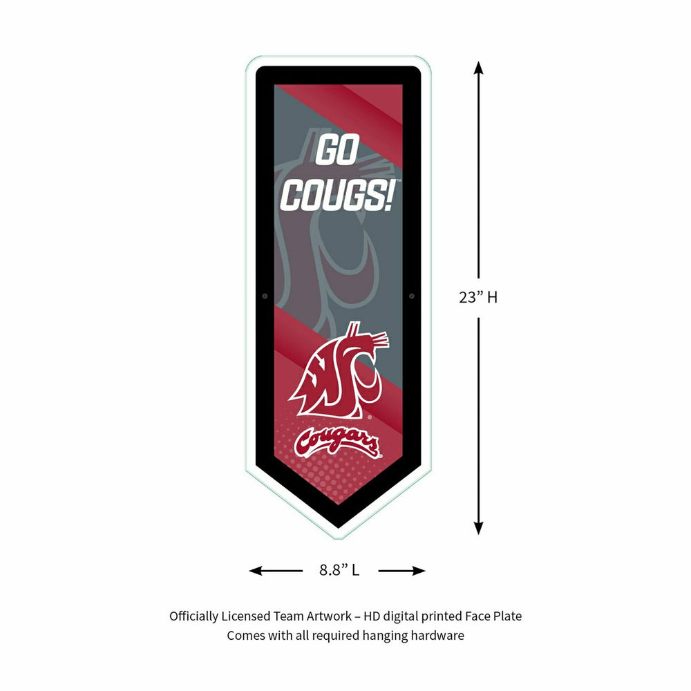 LED Wall Decor, Pennant, Washington State University