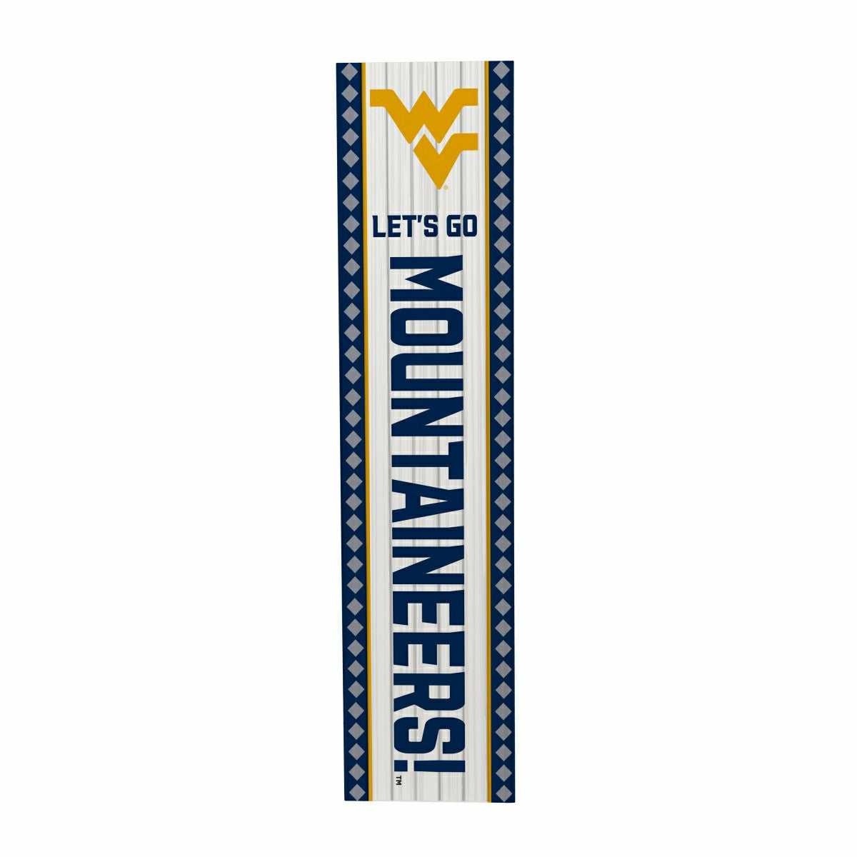 47" Double Sided Leaner, West Virginia University, Christmas