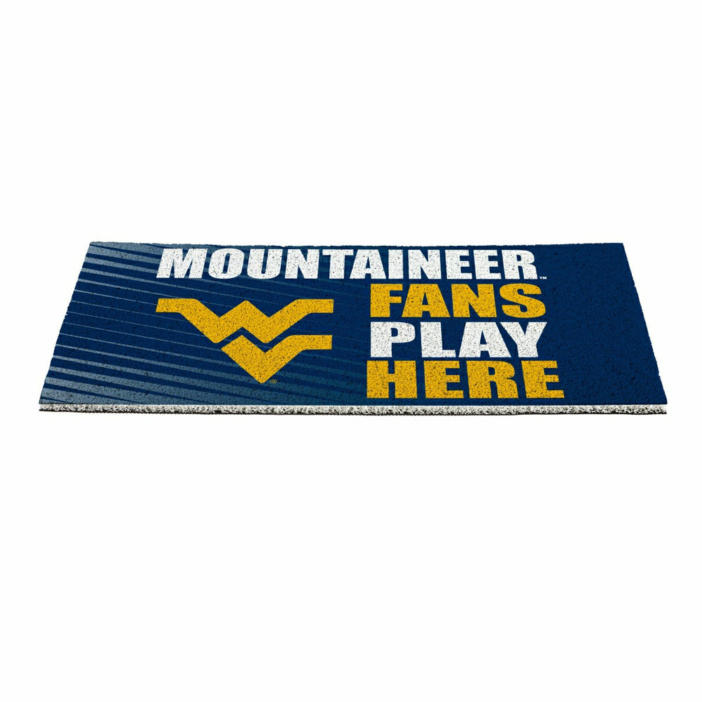 West Virginia University Fan Mat, 28"x16"
