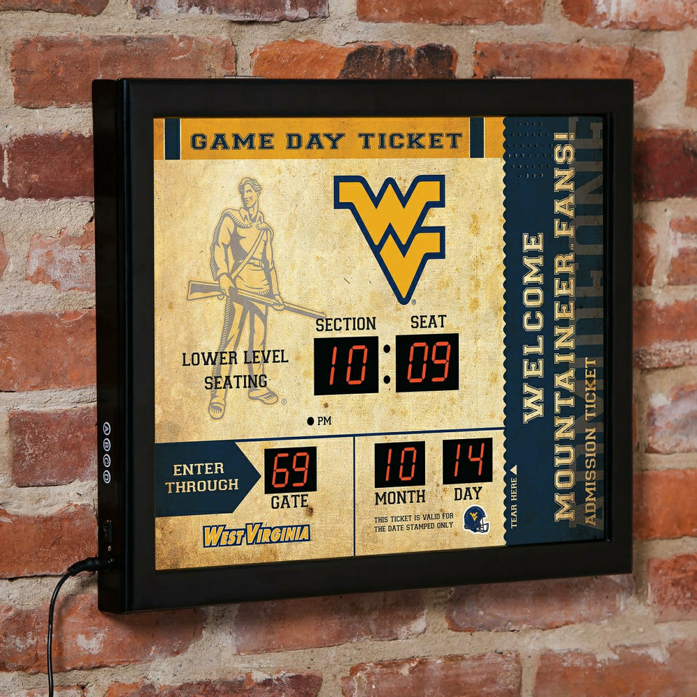 Scoreboard Wall Clock, West Virginia