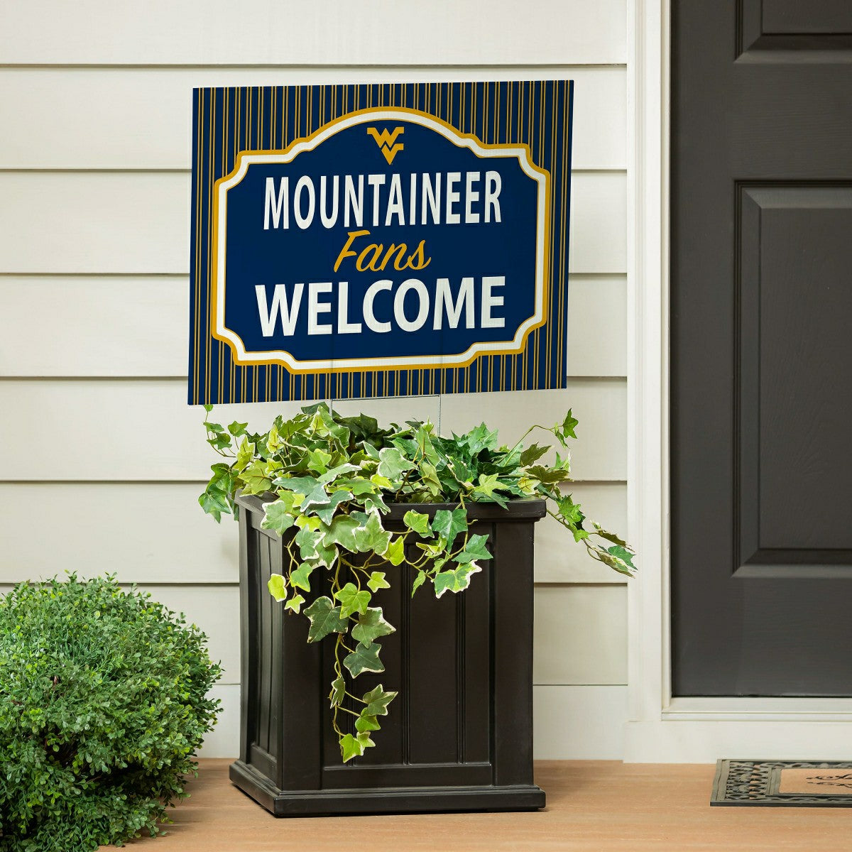 West Virginia University Coroplast Yard Sign, "Fans Welcome"