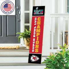 Kansas City Chiefs Large Single Sided Leaner, 46"
