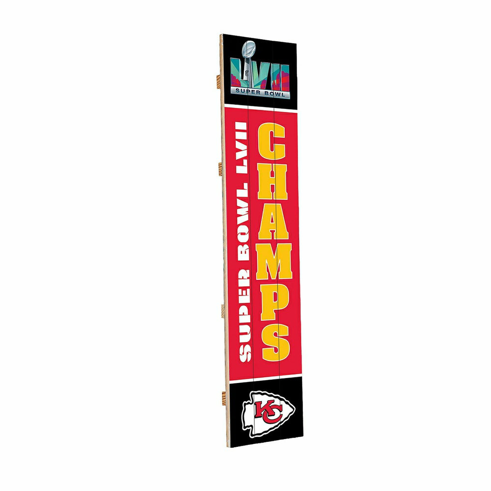 Kansas City Chiefs Large Single Sided Leaner, 46"