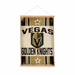 Vegas Golden Knights, Canvas Wall Tapestry, Medium, 36x24