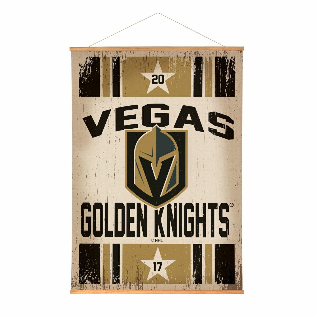 Vegas Golden Knights, Canvas Wall Tapestry, Large, 54x36
