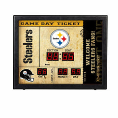 Scoreboard Wall Clock, Pittsburgh Steelers