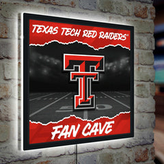 Texas Tech University 23"H x 23"L LED Wall Decor, Edgelite, Square