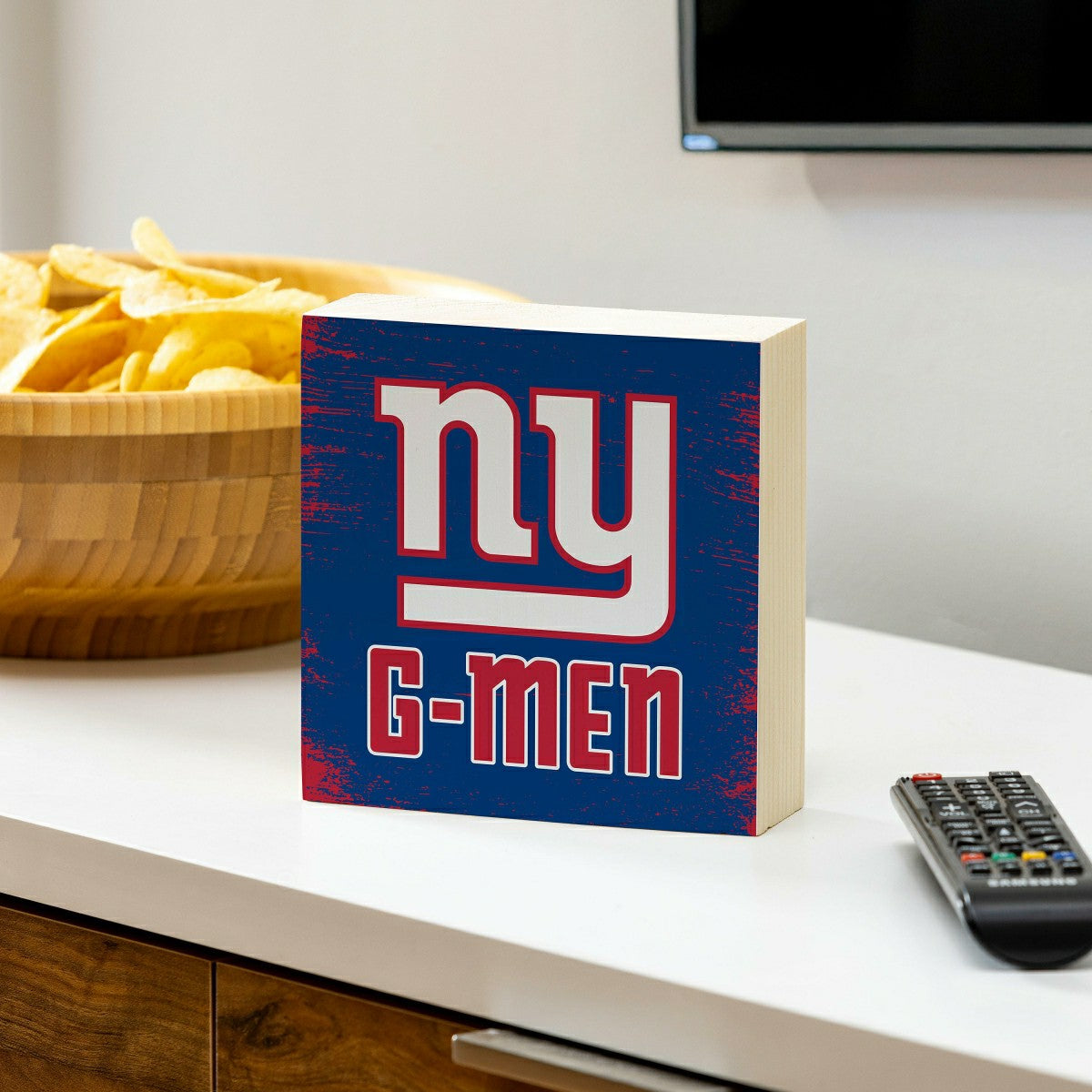 New York Giants Plock, Down Home Fans, 6x6