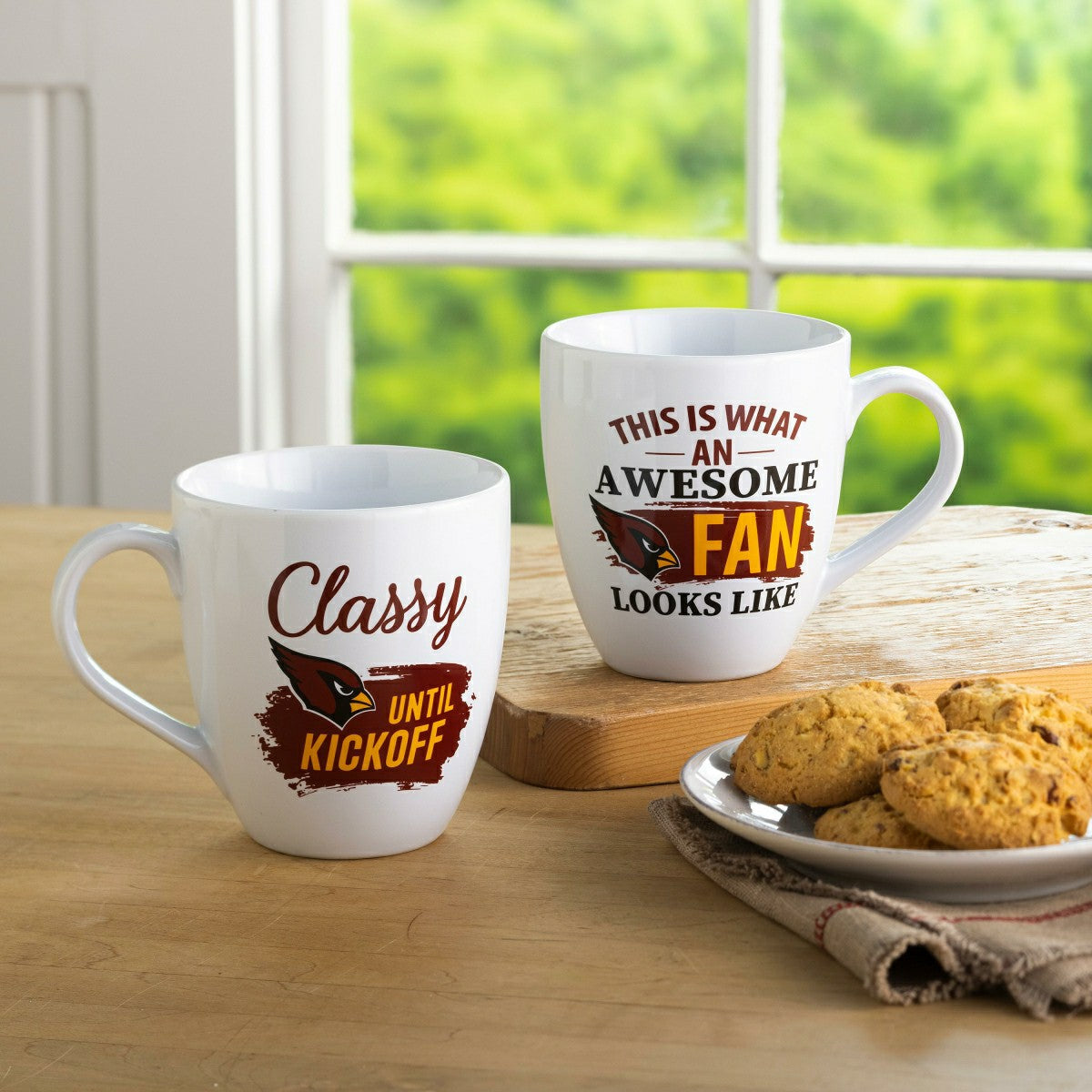 Arizona Cardinals, Ceramic Cup O'Java 17oz Gift Set