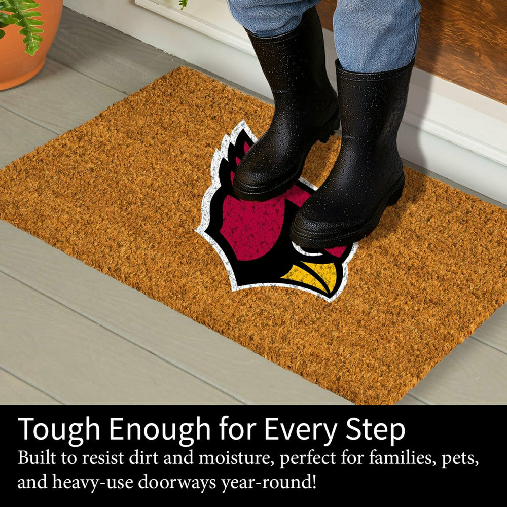 Coir Mat, 16"x28", Arizona Cardinals
