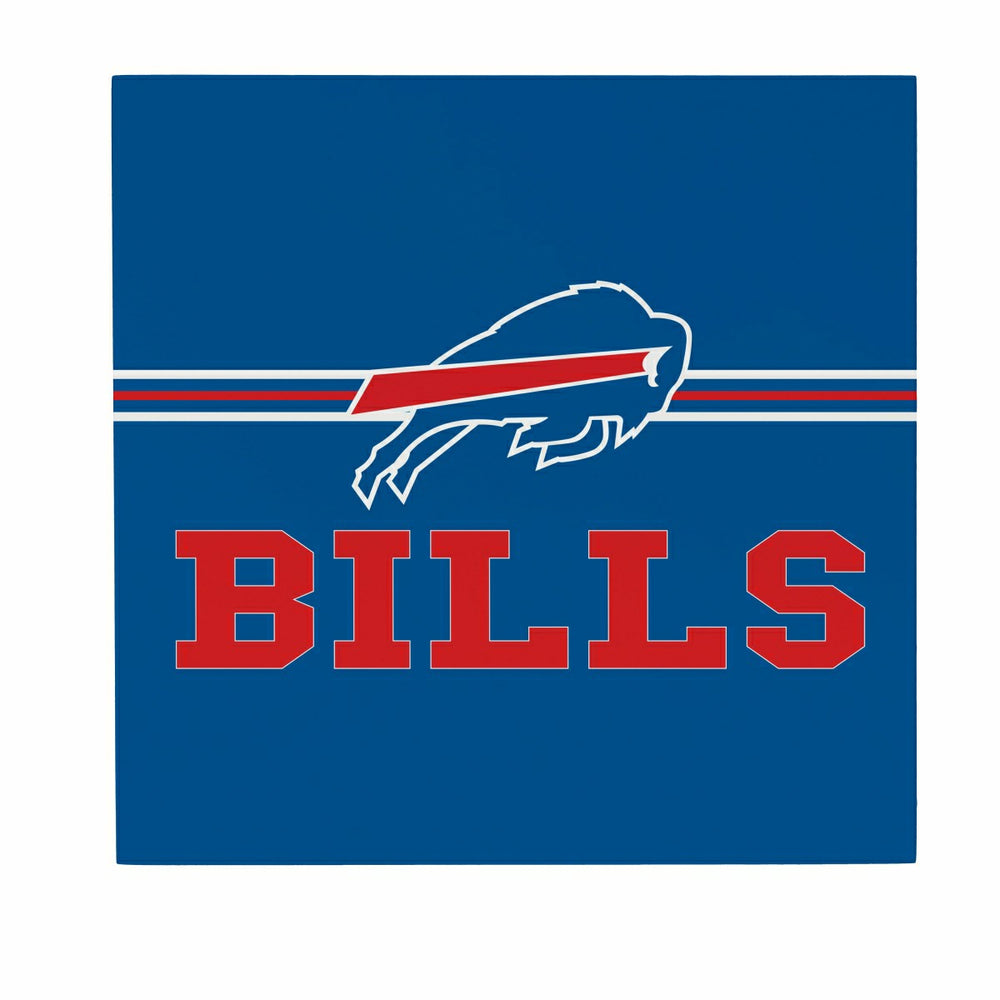 Buffalo Bills Wood Wall Sign, 12x12