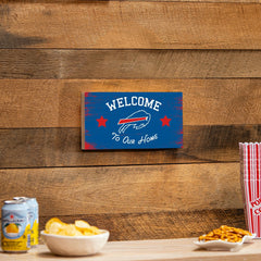 Buffalo Bills Wood Wall Sign, 6x11
